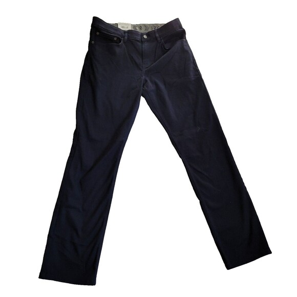 IZOD Men’s Ultraflex Jeans 32 X32 Blue 2 Way Stretch 5 Pocket Cowboy Western NWT - Picture 1 of 10